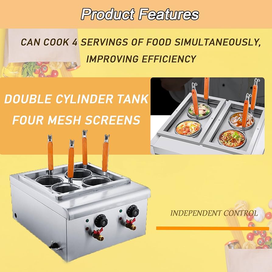 Amazon.com: TECHTONGDA Electric Pasta Cooker 4 Holes